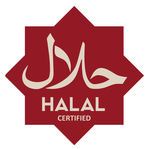 Maroon and beige branded 